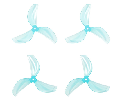 Akcesorium do dronów BetaFPV Gemfan 45mm (1.5mm) Clear Blue - potrójne śmigła (4 szt.)
